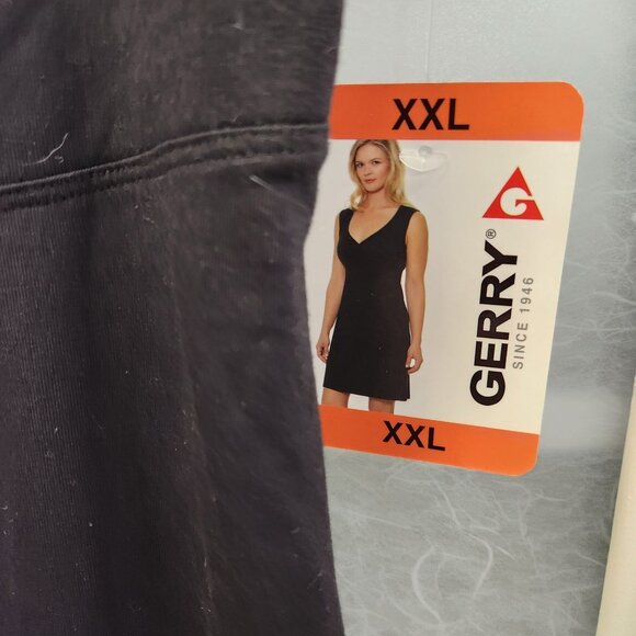 Gerry Women's XXL Black Stretch Sleeveless Dress 2236 - Picture 3 of 9